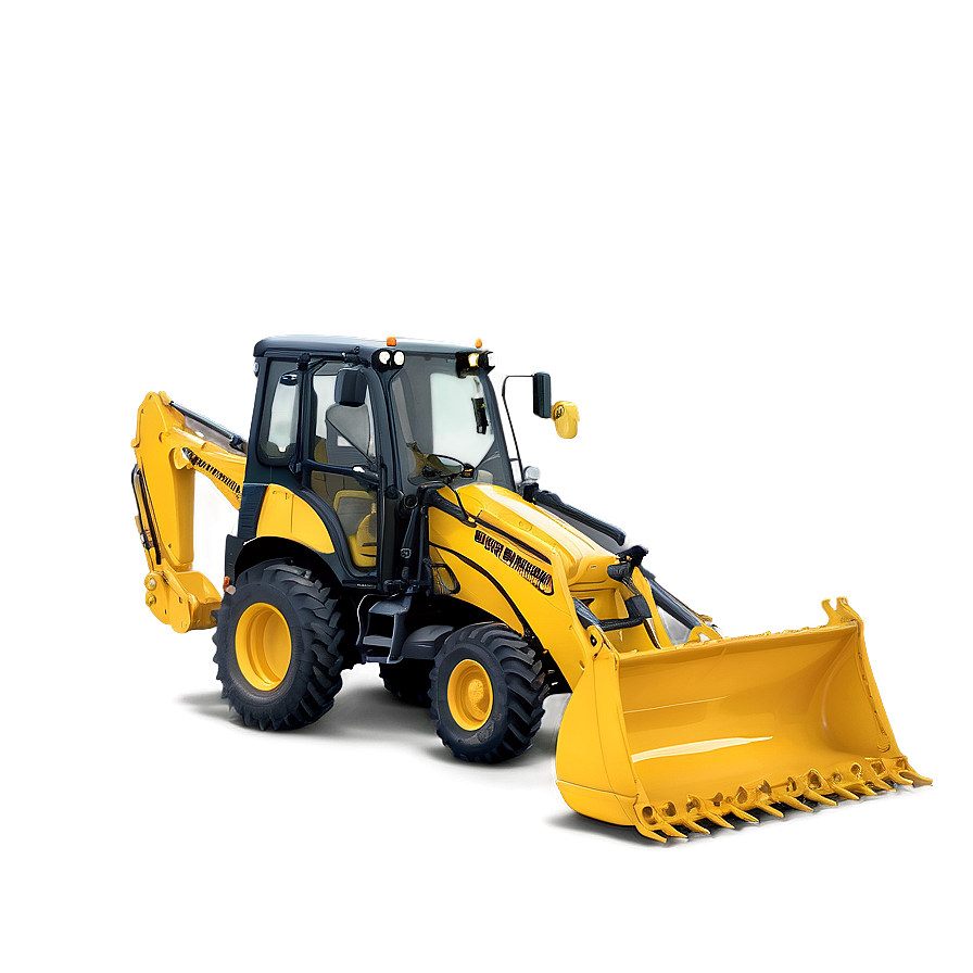 Backhoe Worksite Vehicle Png 82