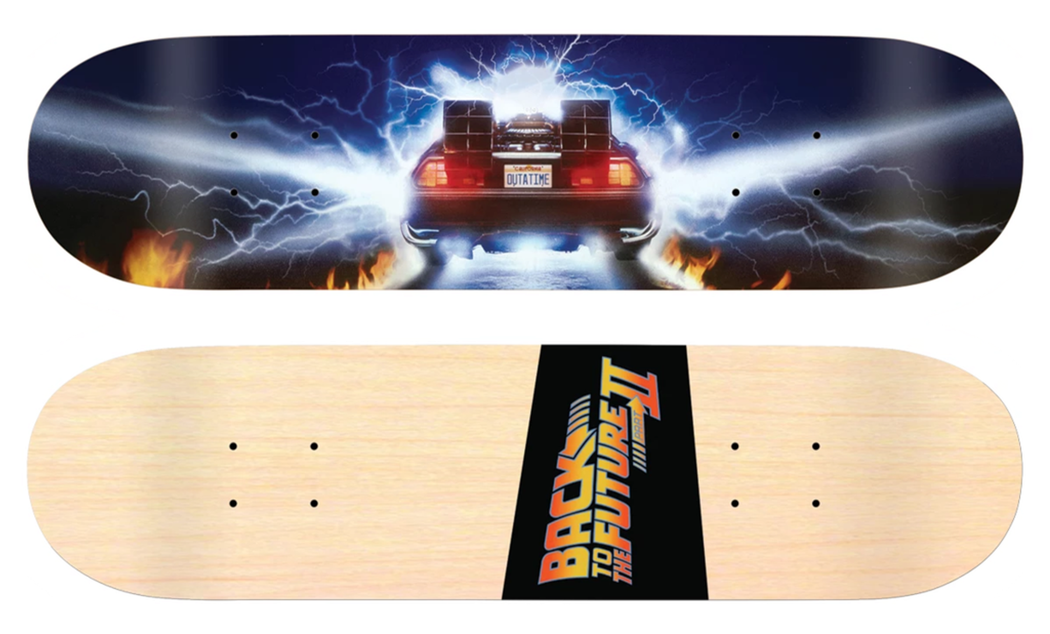 Backtothe Future Skateboard Design