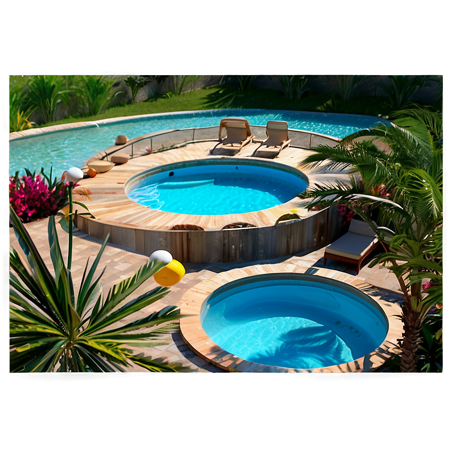 Backyard Pool Paradise Png 06262024