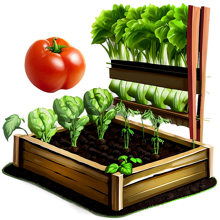 Backyard Vegetable Garden Png Ibt