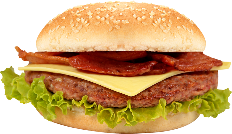 Bacon Cheeseburger Delicious Fast Food.png