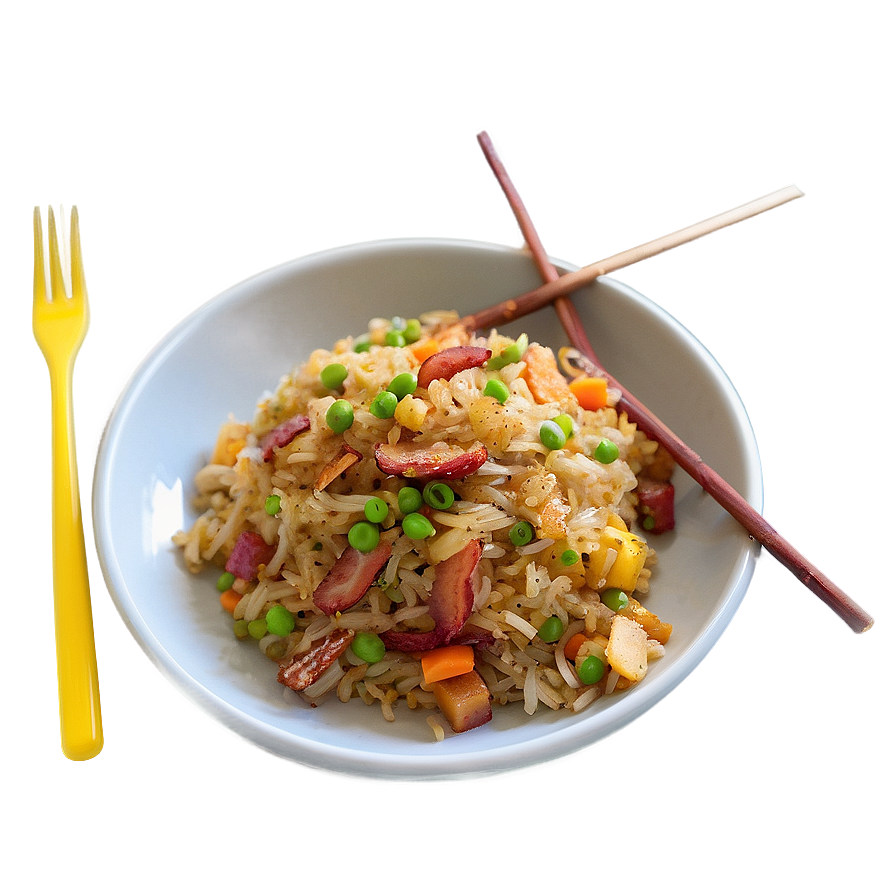 Bacon Fried Rice Png Mvm