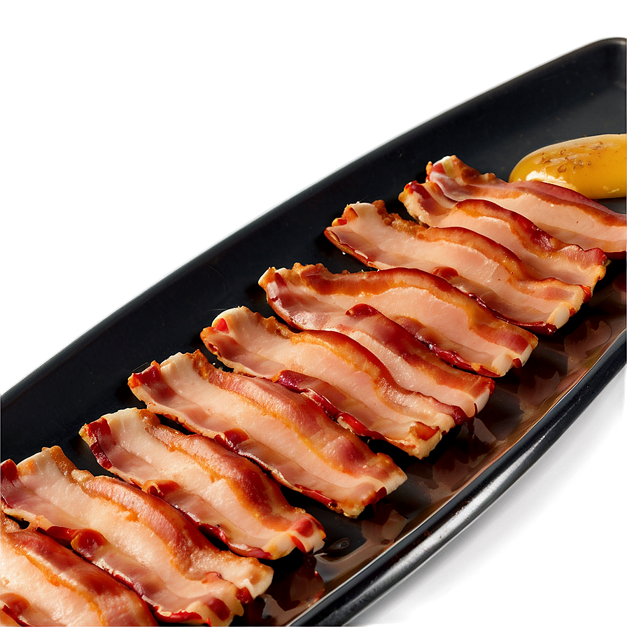 Bacon On Plate Png 05242024