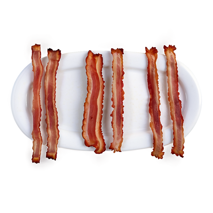 Bacon On Plate Png Wuj