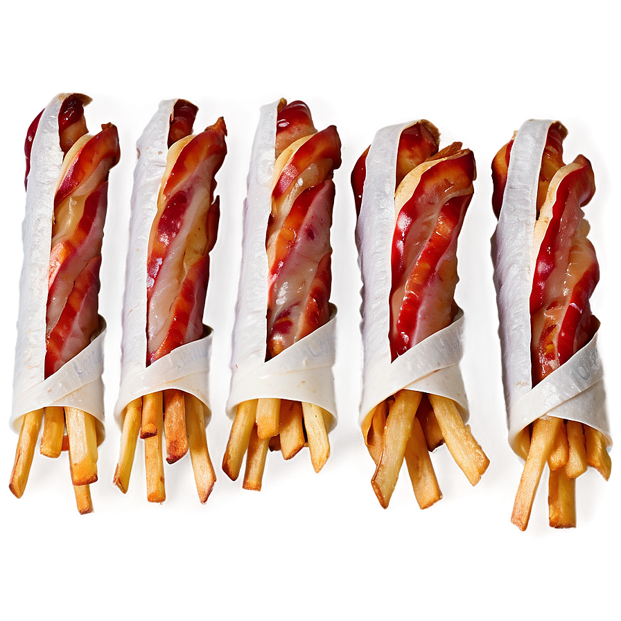 Bacon Wrapped Fries Png 05242024