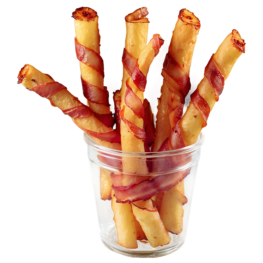 Bacon Wrapped Fries Png 05242024