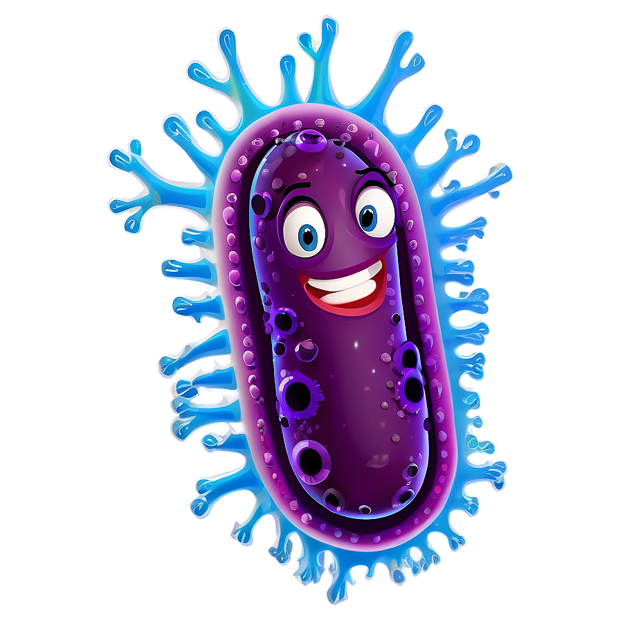 Bacteria Cartoon Characters Png 05242024