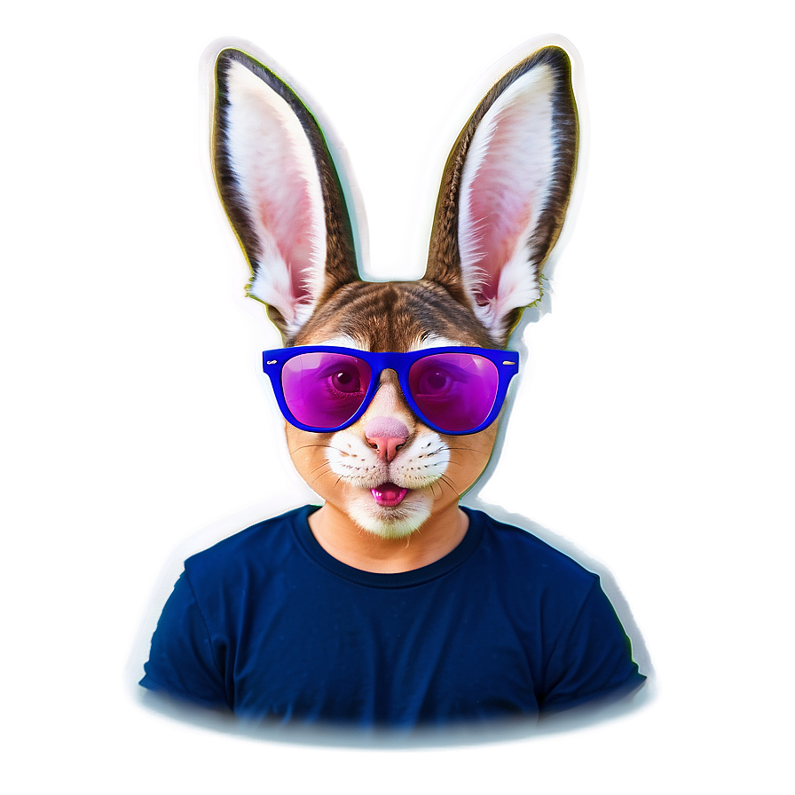 Bad Bunny Caricature Stickers Png Lsr