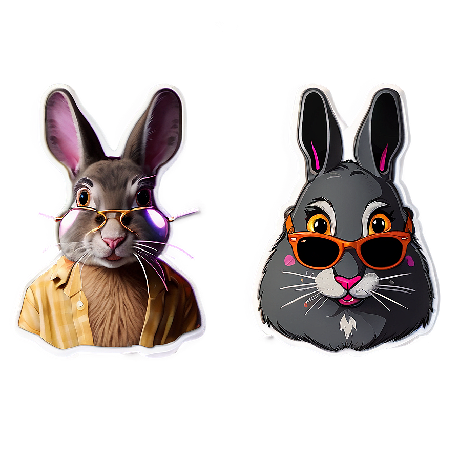 Bad Bunny Inspired Stickers Png Woa72