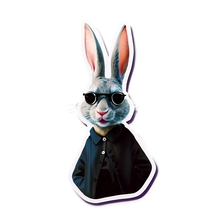 Bad Bunny Logo Stickers Png 80