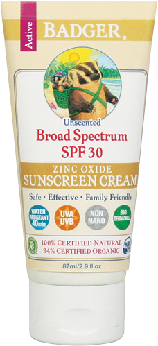 Badger S P F30 Sunscreen Cream Tube