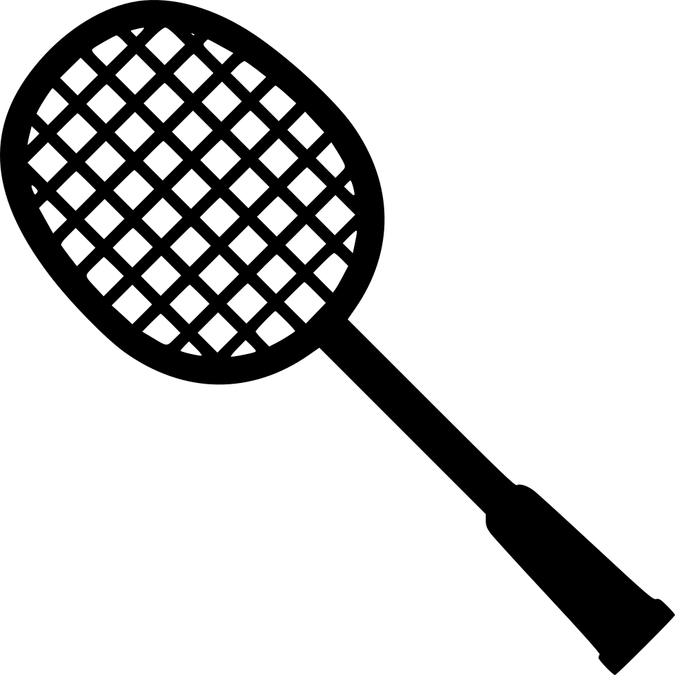 Badminton Racket Silhouette