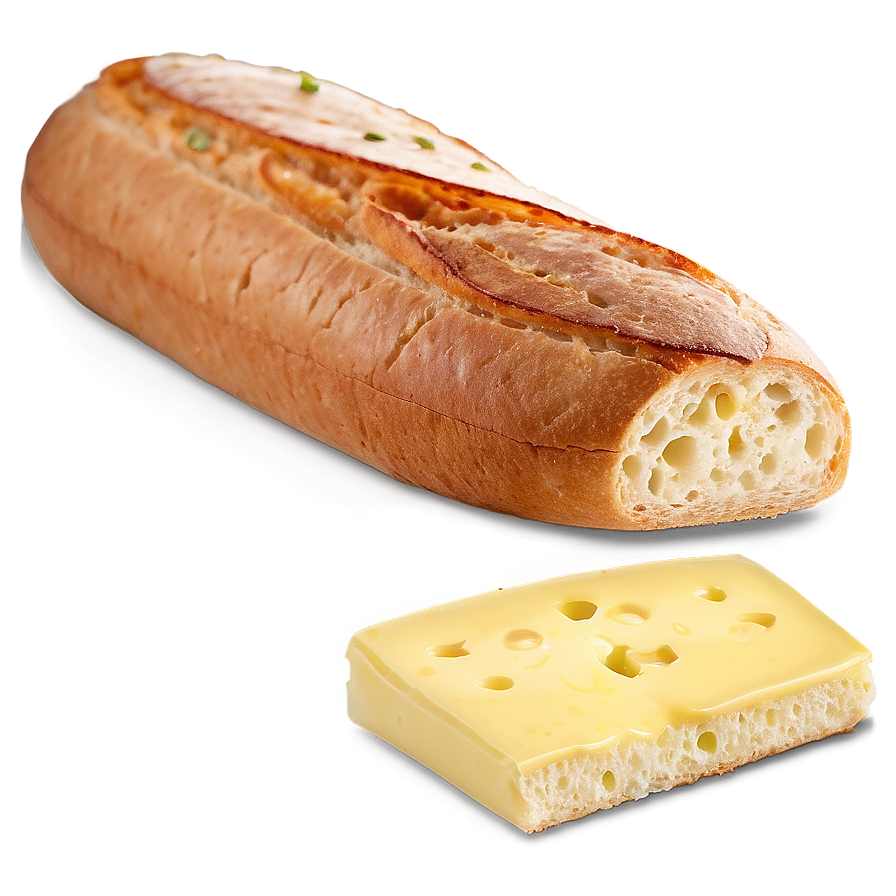 Baguette With Butter Png 05252024