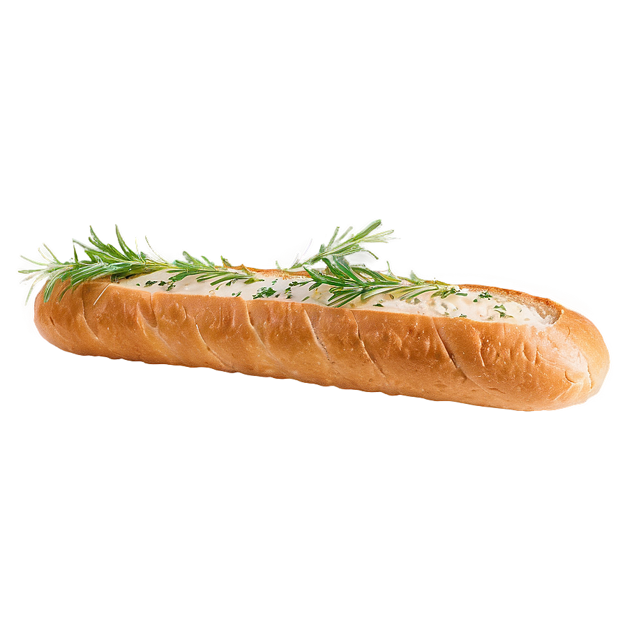 Baguette With Herbs Png 05252024