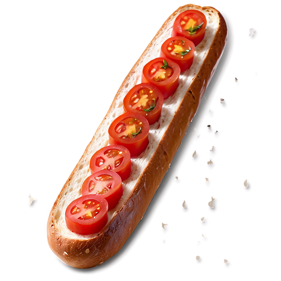 Baguette With Tomato Png Uxl