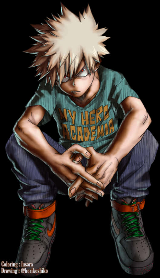 Bakugou My Hero Academia Artwork