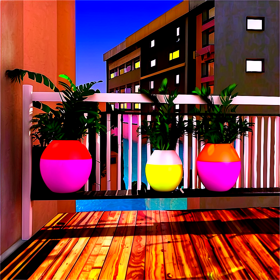 Balcony Party Decoration Png 06272024