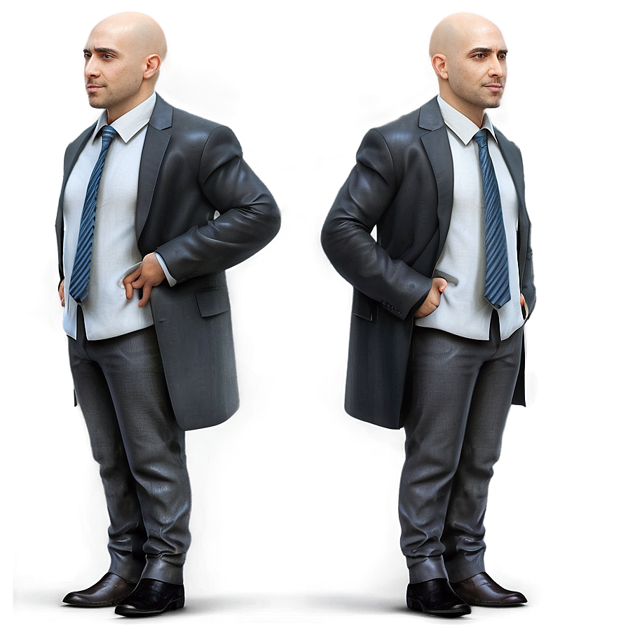 Bald Businessman Avatar Png 42