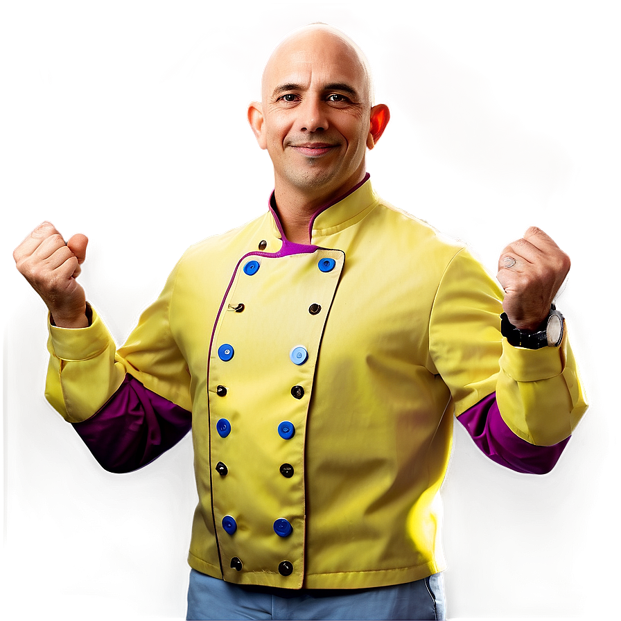 Bald Chef Cooking Png 4