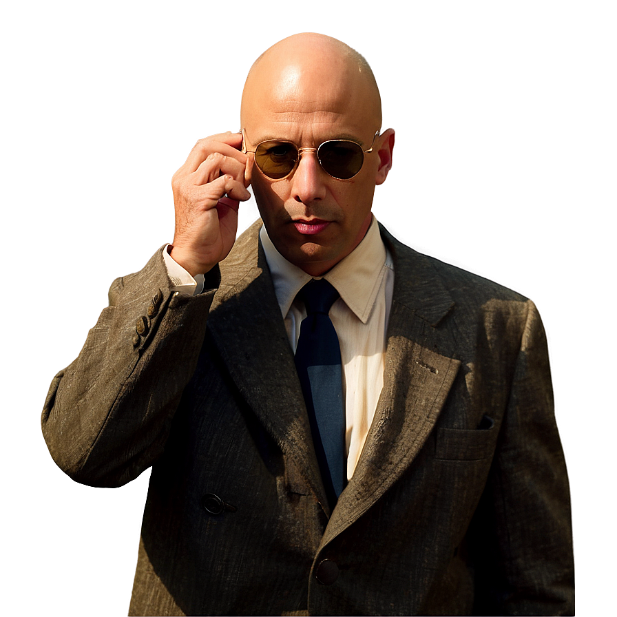 Bald Detective Icon Png Wgv