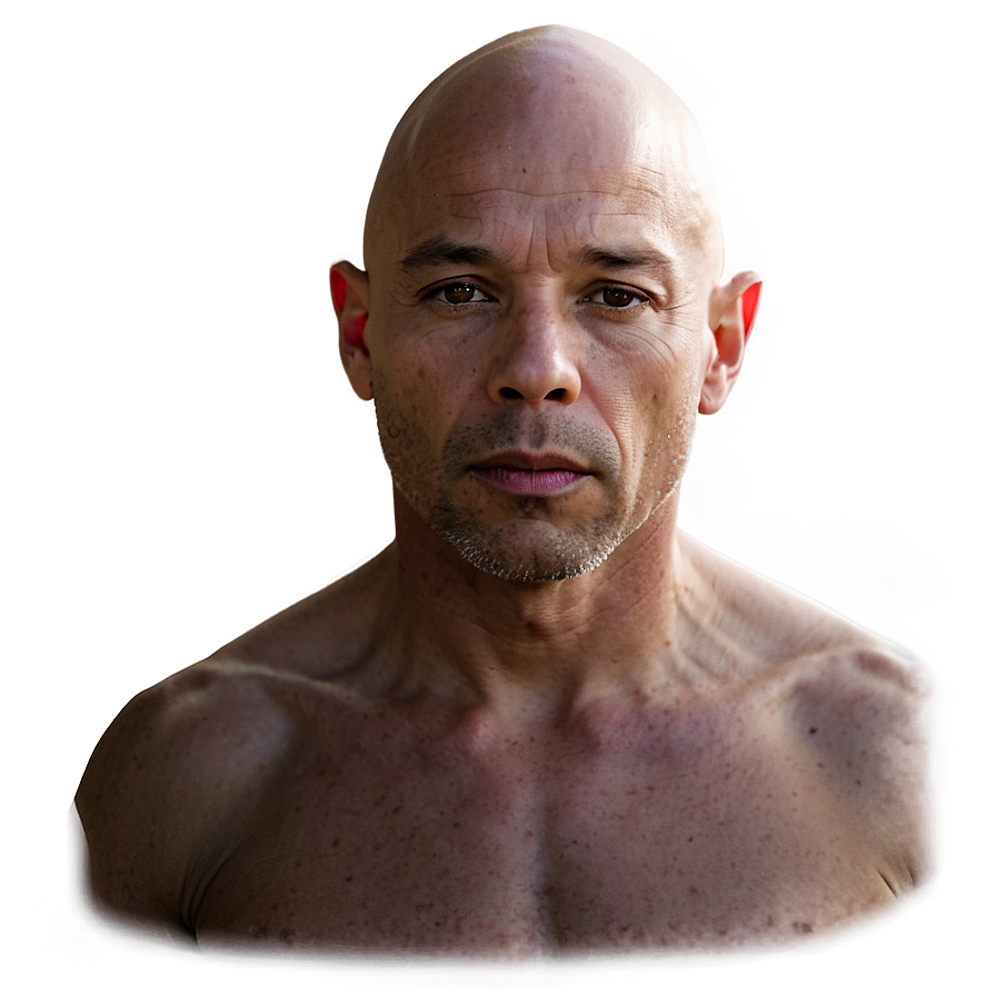 Bald Man Portrait Png 06202024