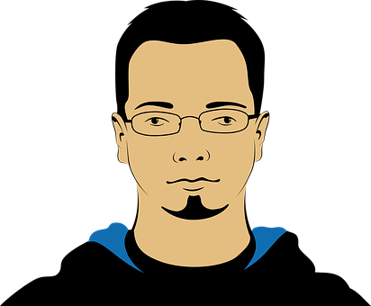 Bald_ Man_with_ Glasses_ Vector_ Portrait