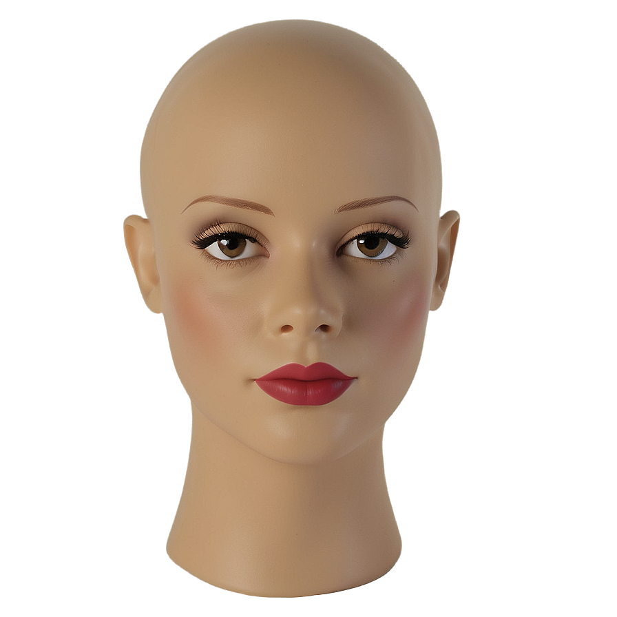 Bald Mannequin Head For Wigs Png Cct92