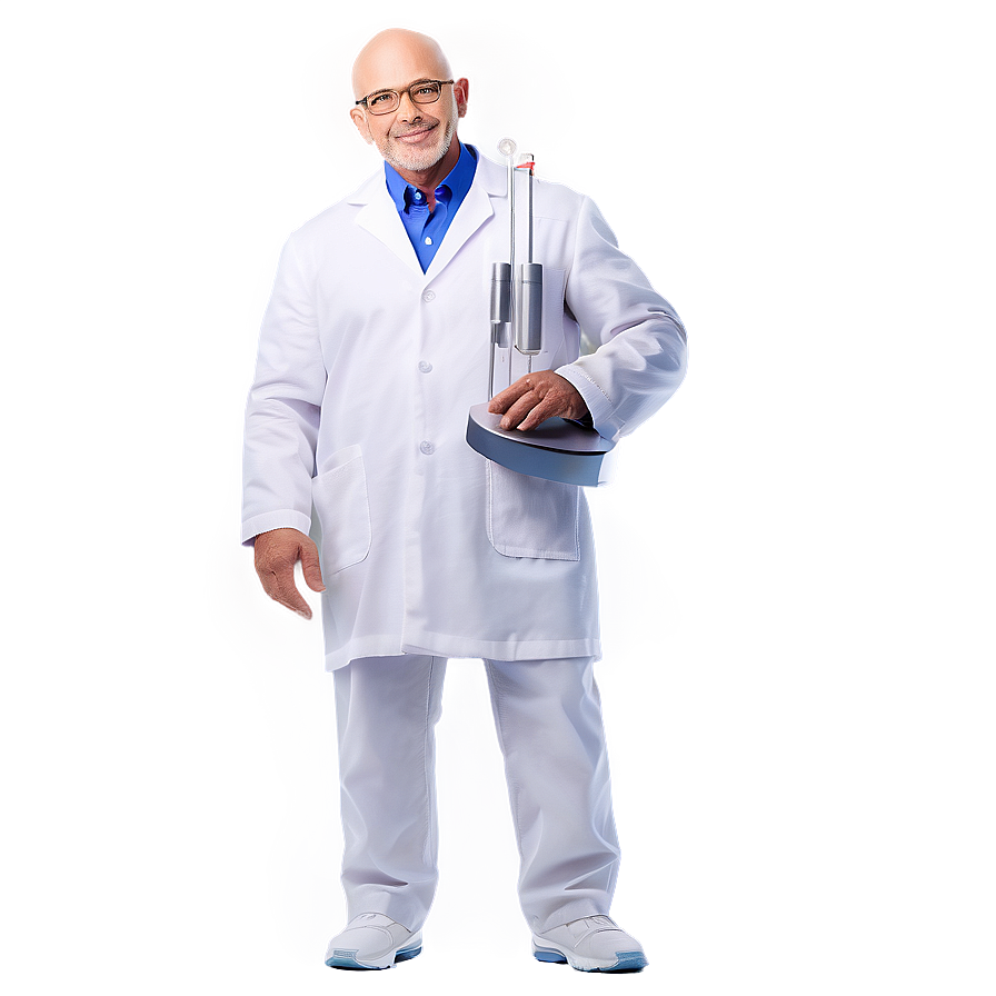 Bald Scientist Cartoon Png 6