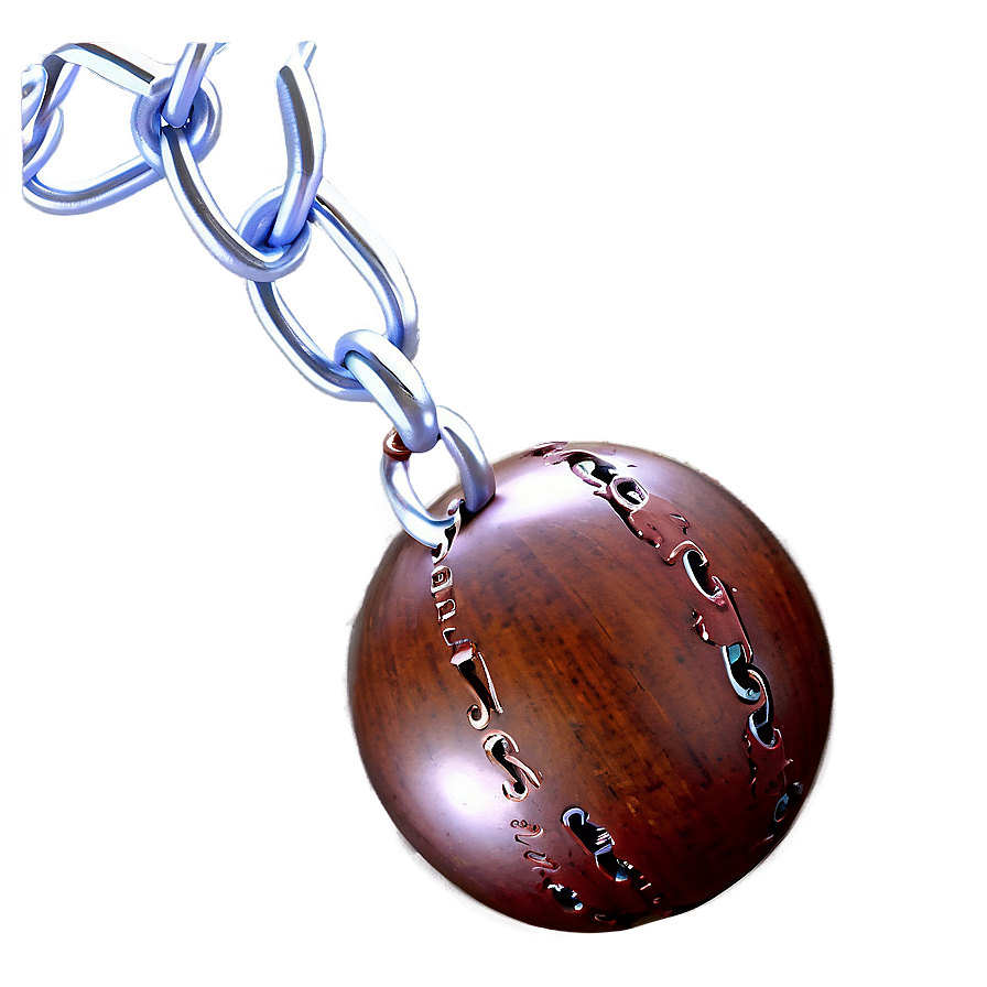 Ball And Chain Decoration Png 06282024