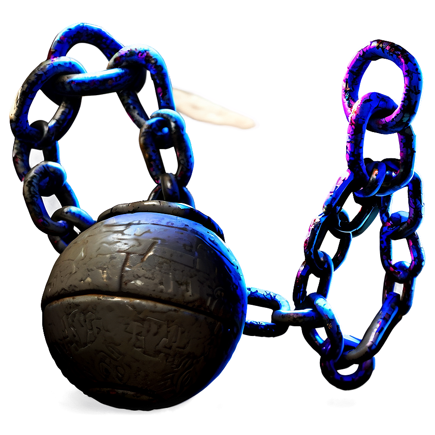 Ball And Chain Dungeon Prop Png Qnu22