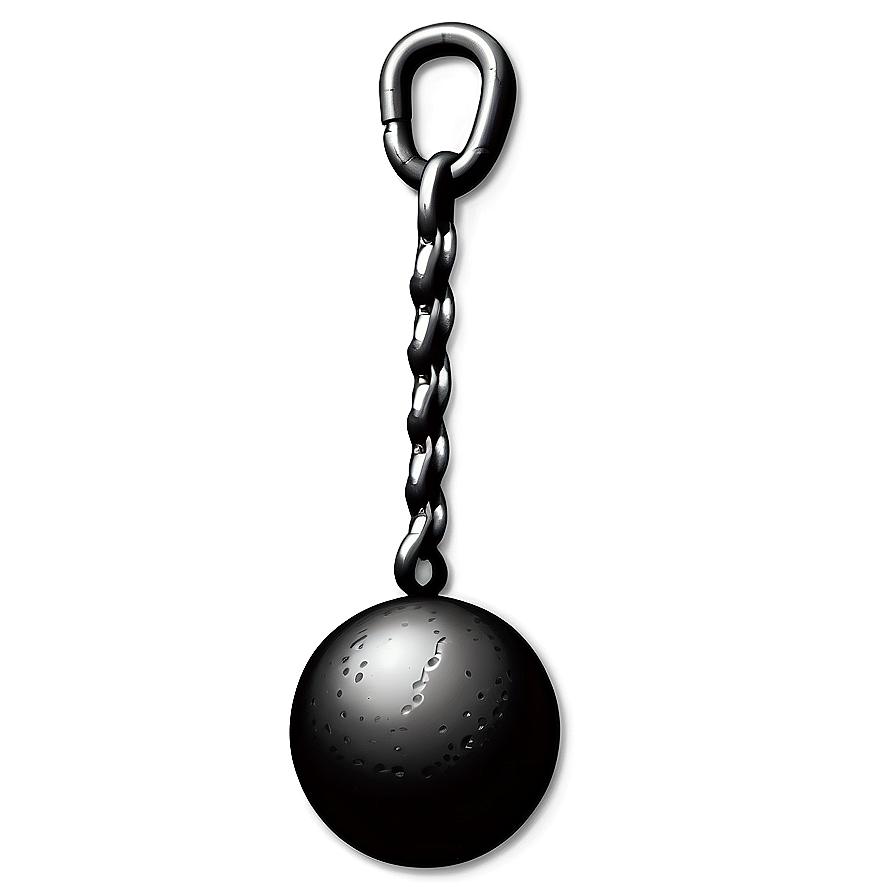 Ball And Chain Icon Png 06282024