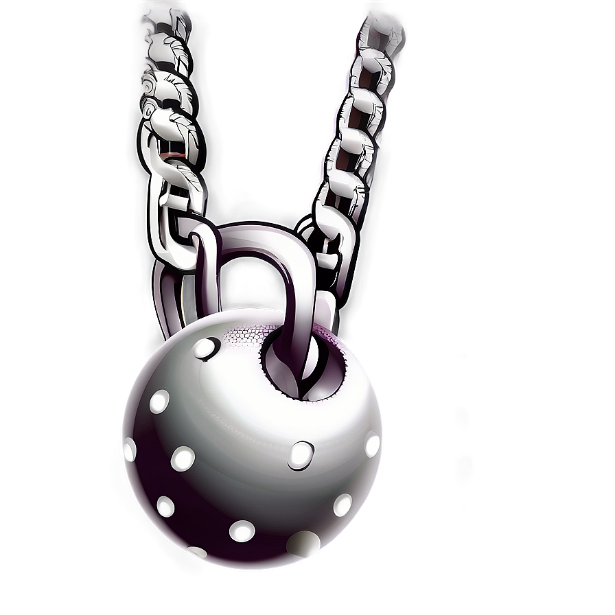 Ball And Chain Illustration Png Rbq31