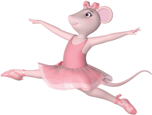 Ballerina Mouse Cartoon Character