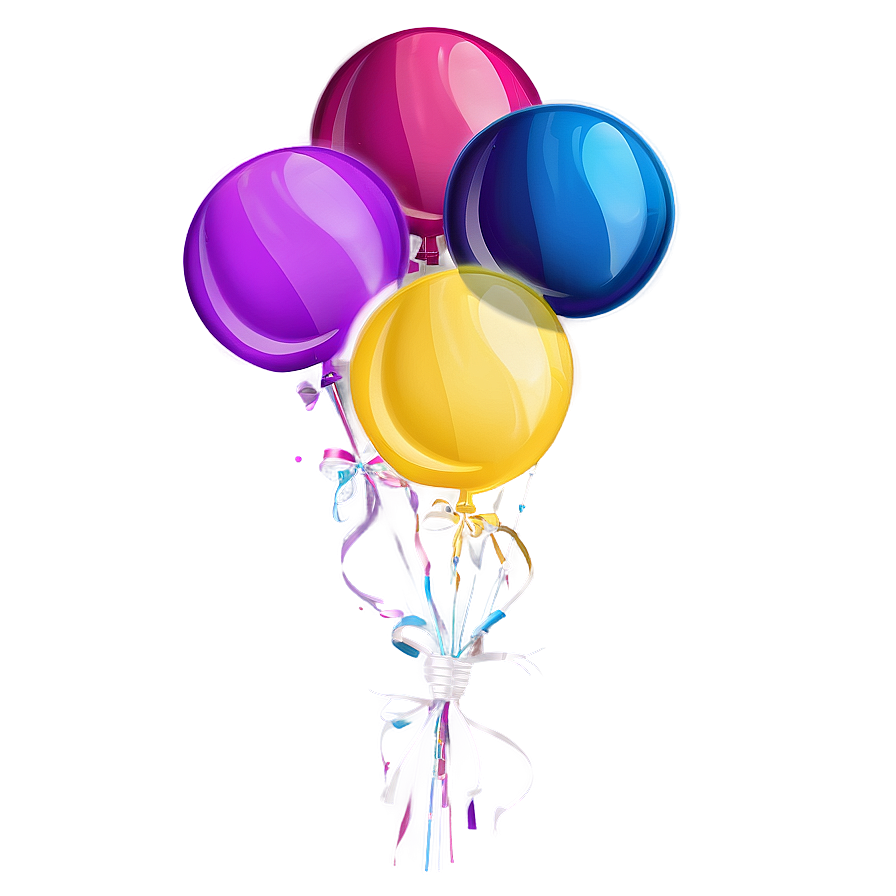 Balloon Bouquet Png Tpu