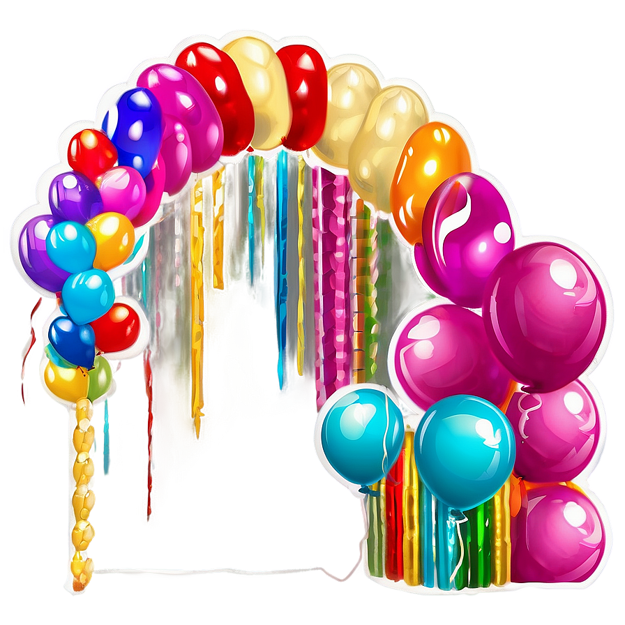 Balloon Garland Arrangement Guide Png Iwp