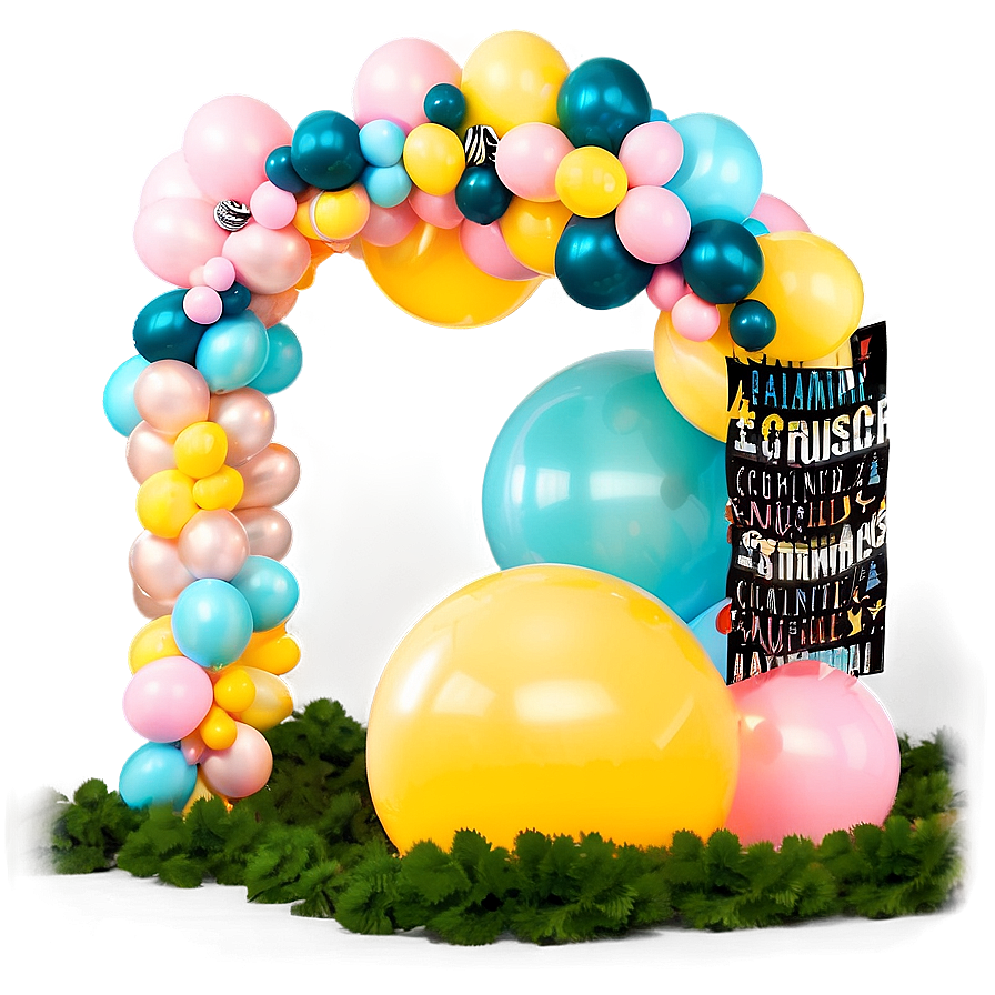 Balloon Garland Color Combinations Png Qqr19