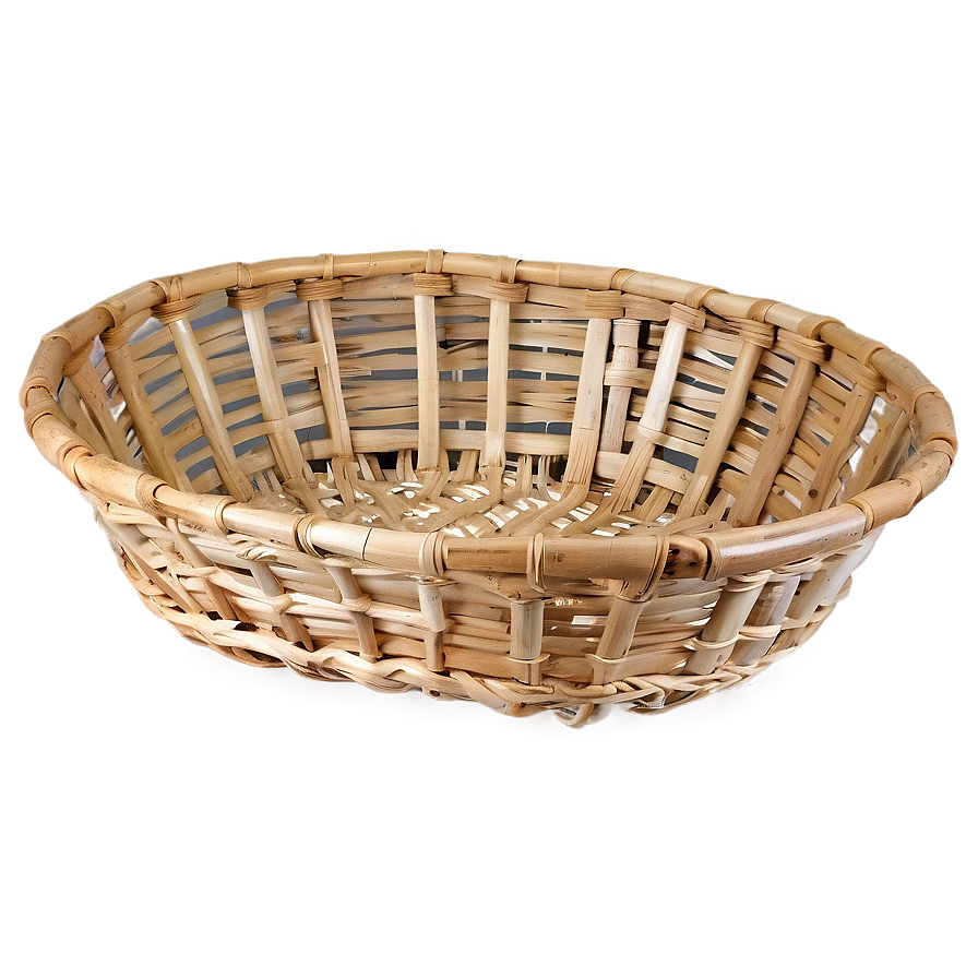 Bamboo Basket Png 05242024