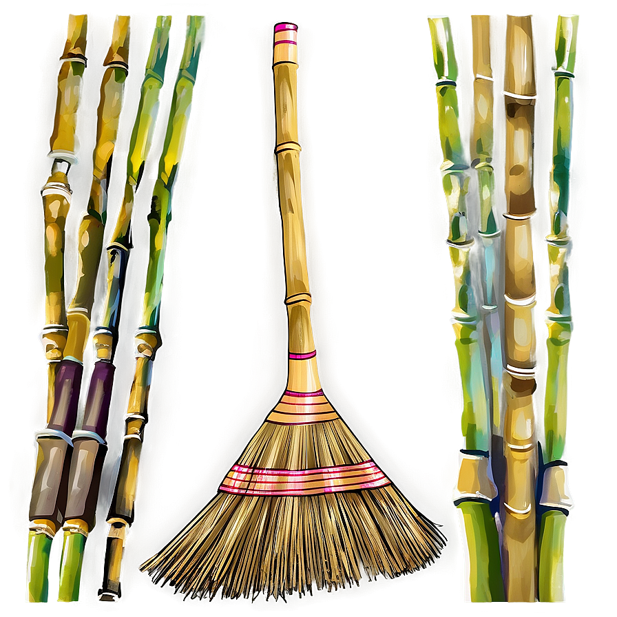 Bamboo Broom Png Vwo36