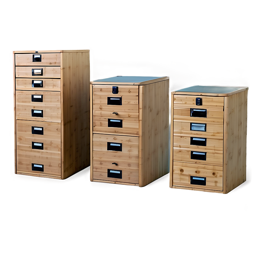 Bamboo Filing Cabinet Png Iih11