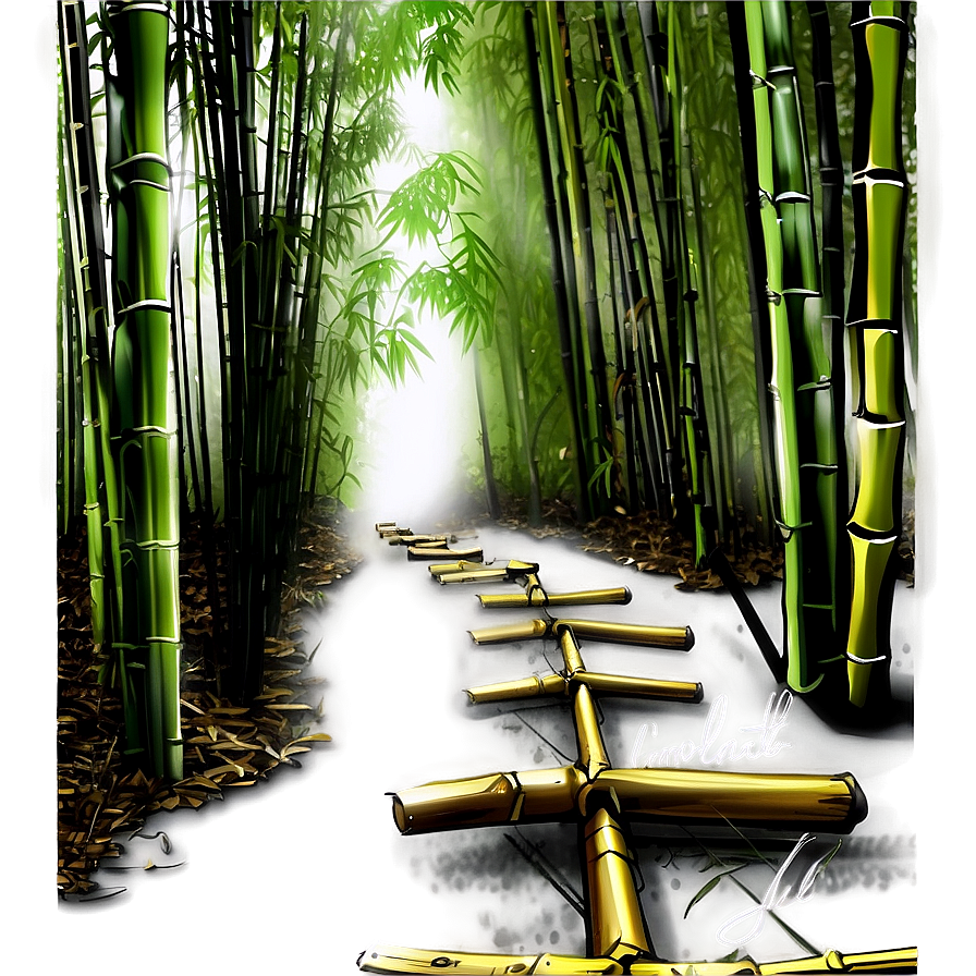 Bamboo Forest Path Png 94