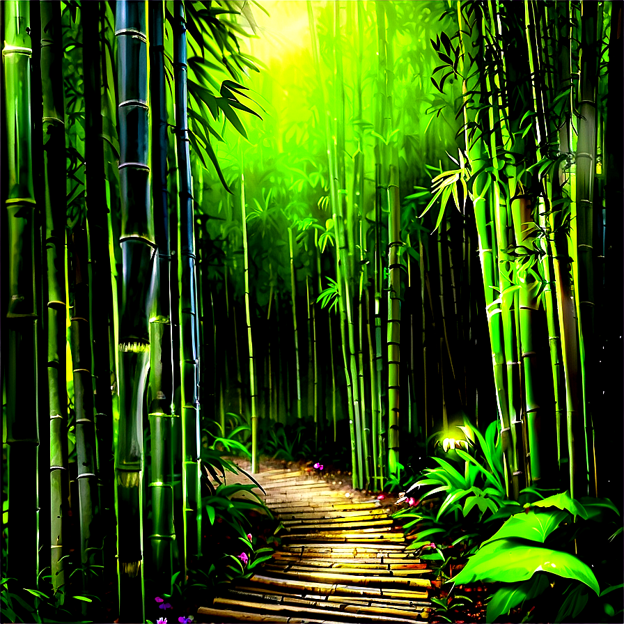 Bamboo Forest Path Png Cbg80