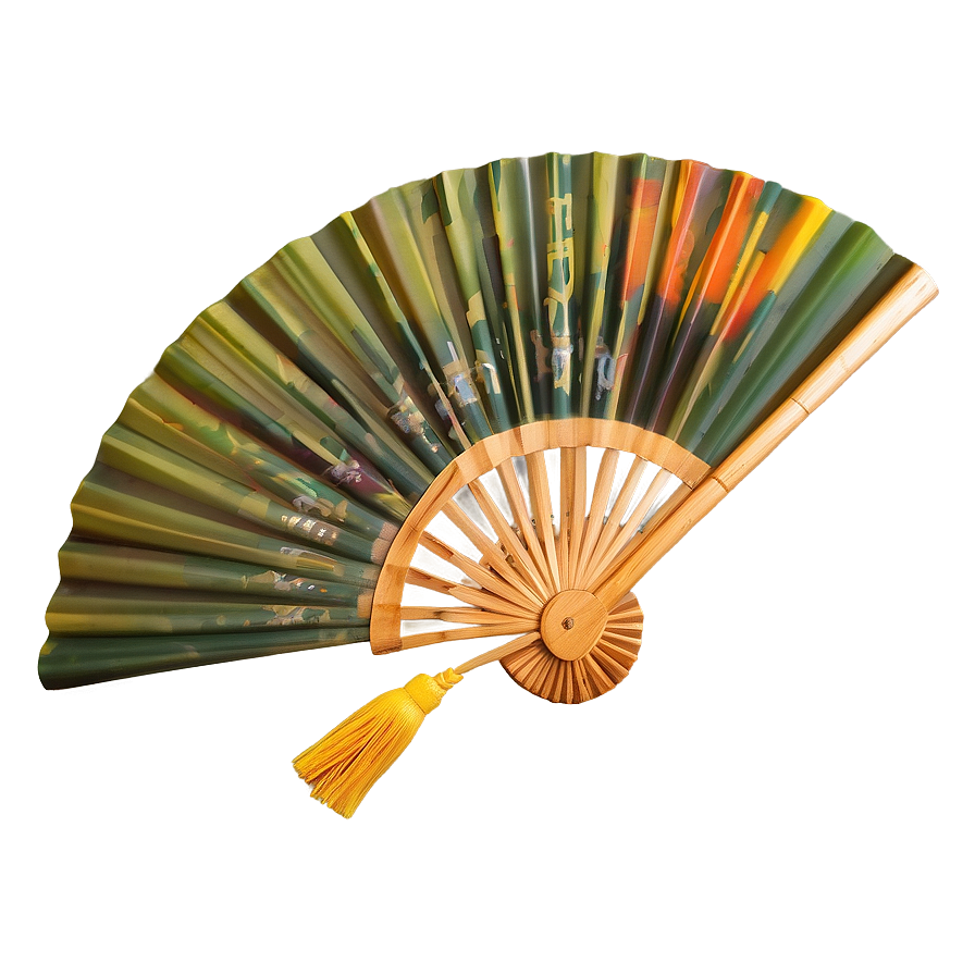 Bamboo Hand Fan Png Hud32