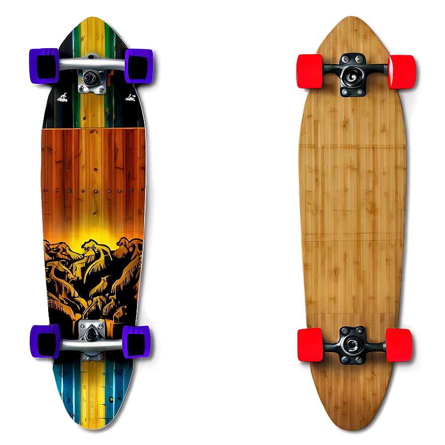 Bamboo Longboard Png Uaa83