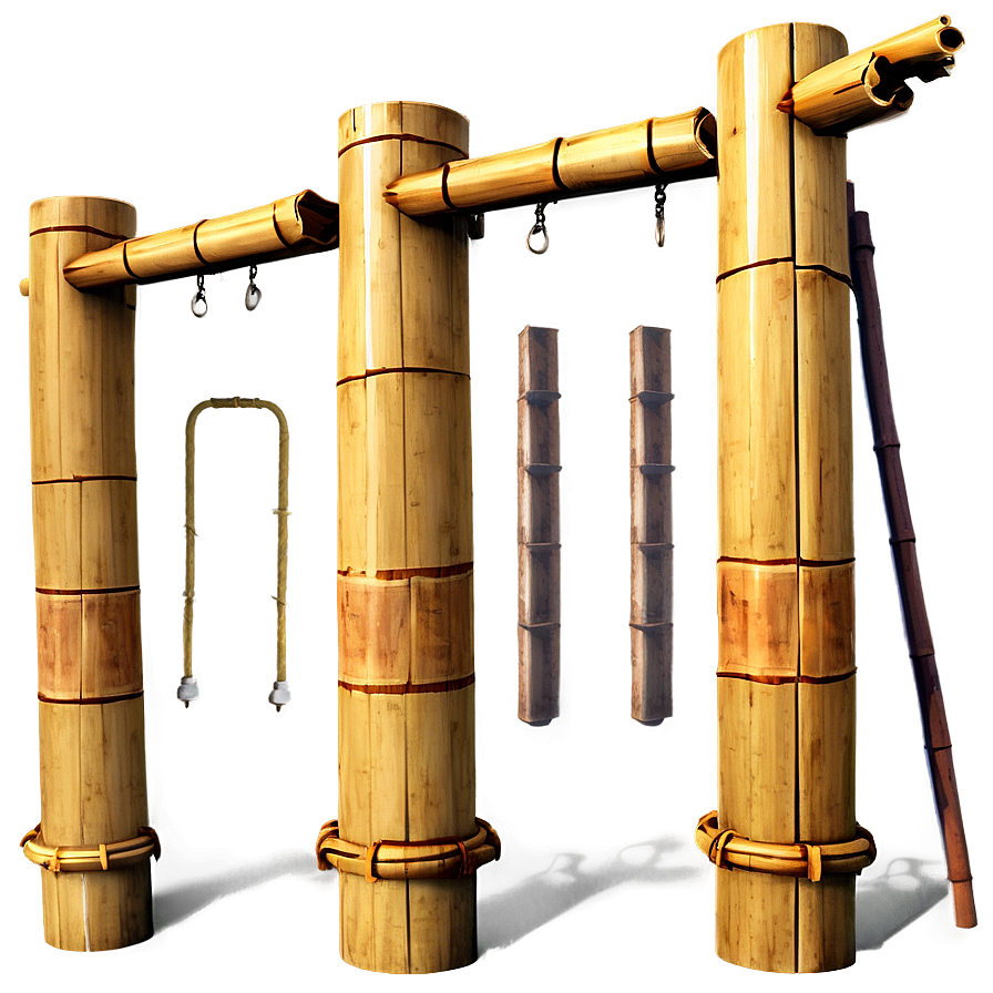 Bamboo Pergola Png Iac43