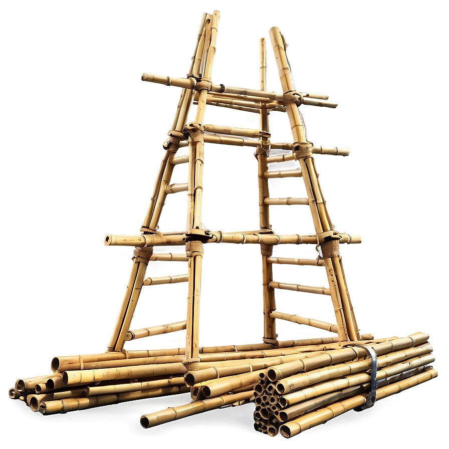 Bamboo Scaffolding Structure Png 9