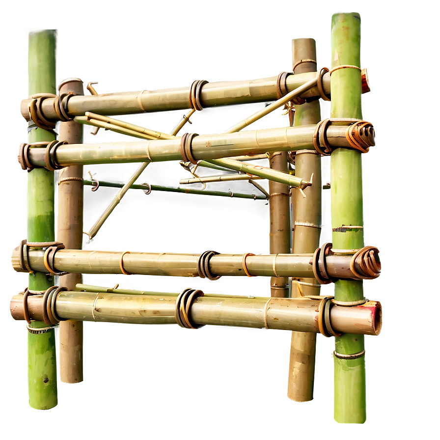 Bamboo Scaffolding Structure Png Via29