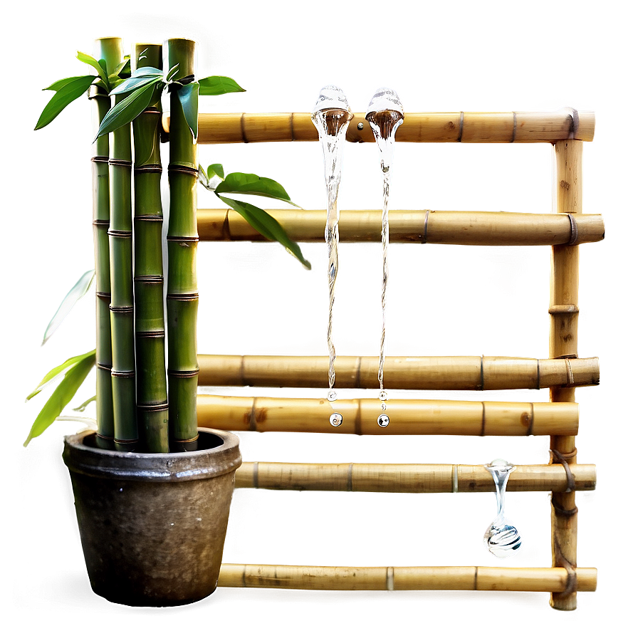 Bamboo Water Fountain Png 78