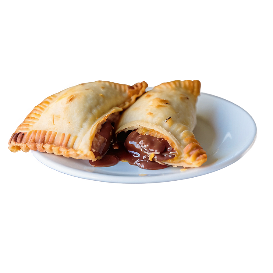 Banana And Nutella Empanadas Png Shf27