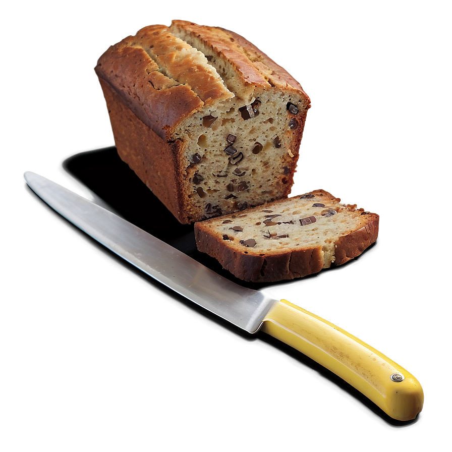 Banana Bread Slice Png 06132024