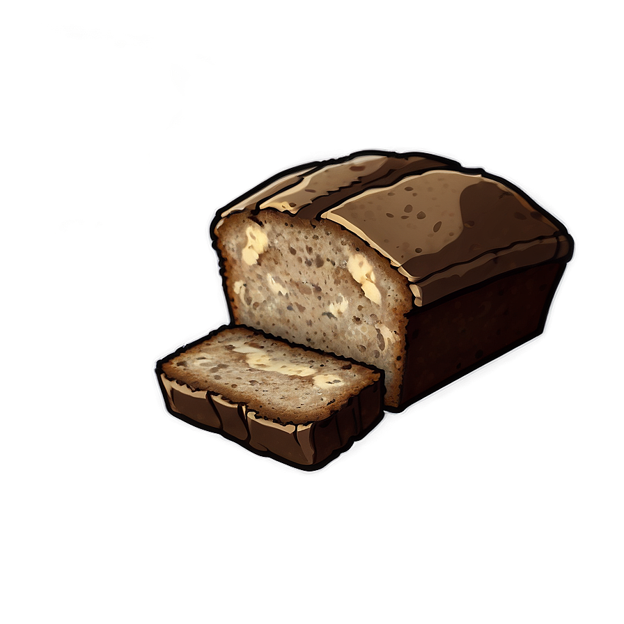 Banana Bread Slice Png 45